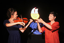 petits poèmes pour y aller, accompagnement au violon